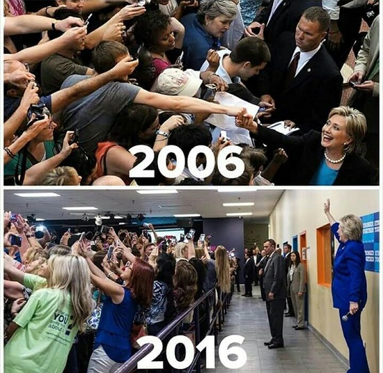 Tất cả quay lưng lại với bà Hillary hay "thảm họa tự sướng" ảnh 2